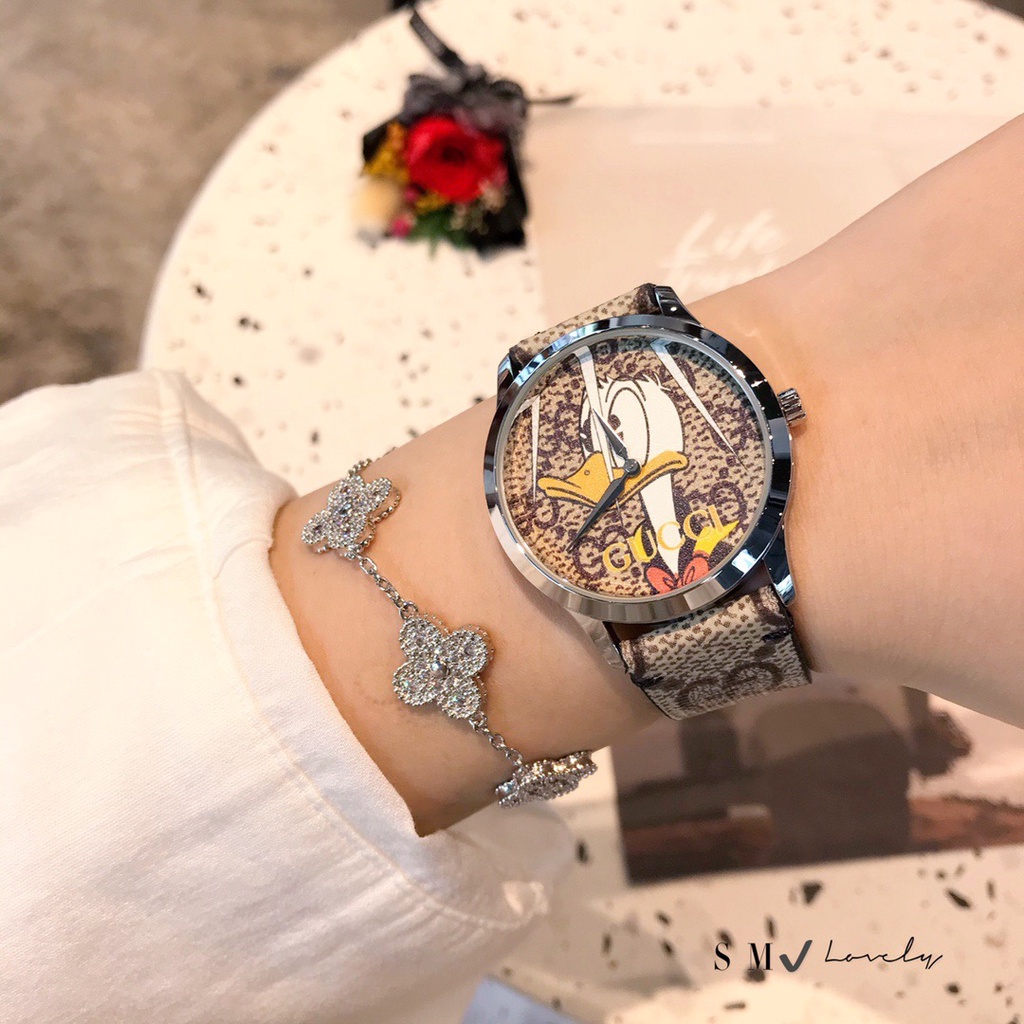 2023 Phong Cách Mới G.U.C.C. Đồng Hồ Đeo Tay Kiểu Cổ Điển Thời Trang Cho Nữ