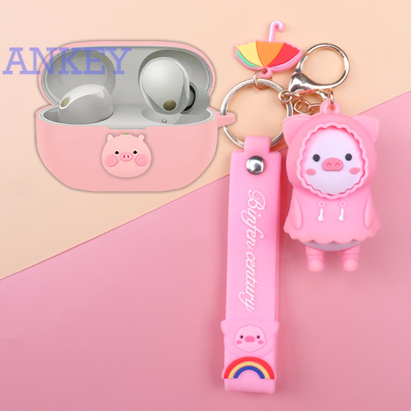 Vỏ Bảo Vệ Hộp Sạc Tai Nghe sony wf-1000xm5 1000xm5 Bằng Silicon Họa Tiết Hoạt Hình Dễ Thương