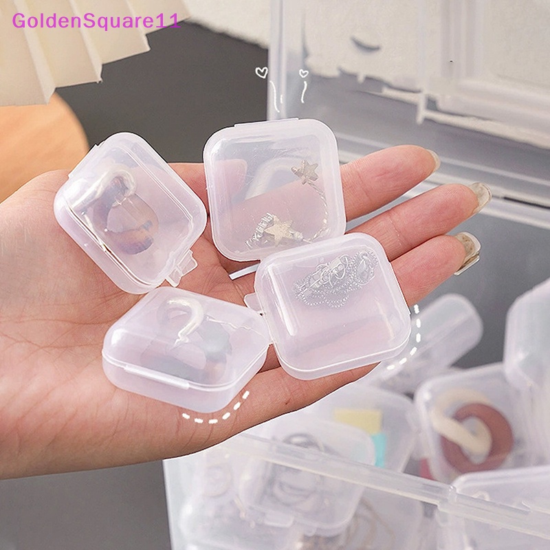 Set 10 Hộp Nhựa Vuông Đựng Trang Sức Tiện Lợi