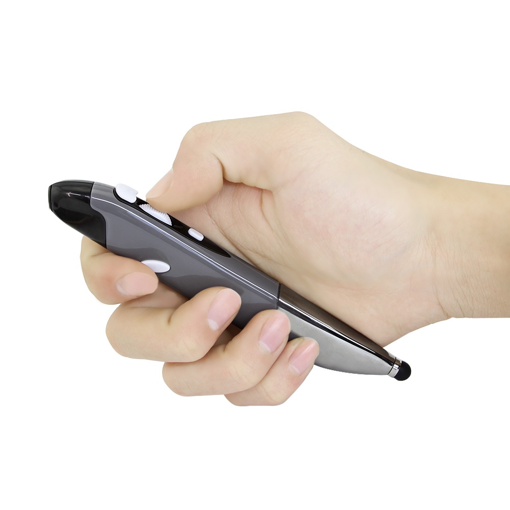 Chuột Không Dây Dạng Bút Thông Minh 2.4GHz ABS + silicone 1600 DPI