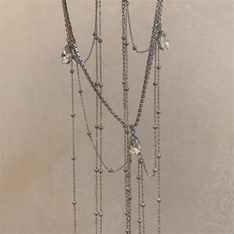 Vòng Cổ Choker Phối Ren Đính Đá Thời Trang Cho Nữ