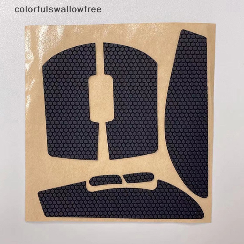 Colorfulswallowfree mouse grip tape skate handmade sticker non slip suck sweat for logitech g pro x superlight gpw wireless mouse abc