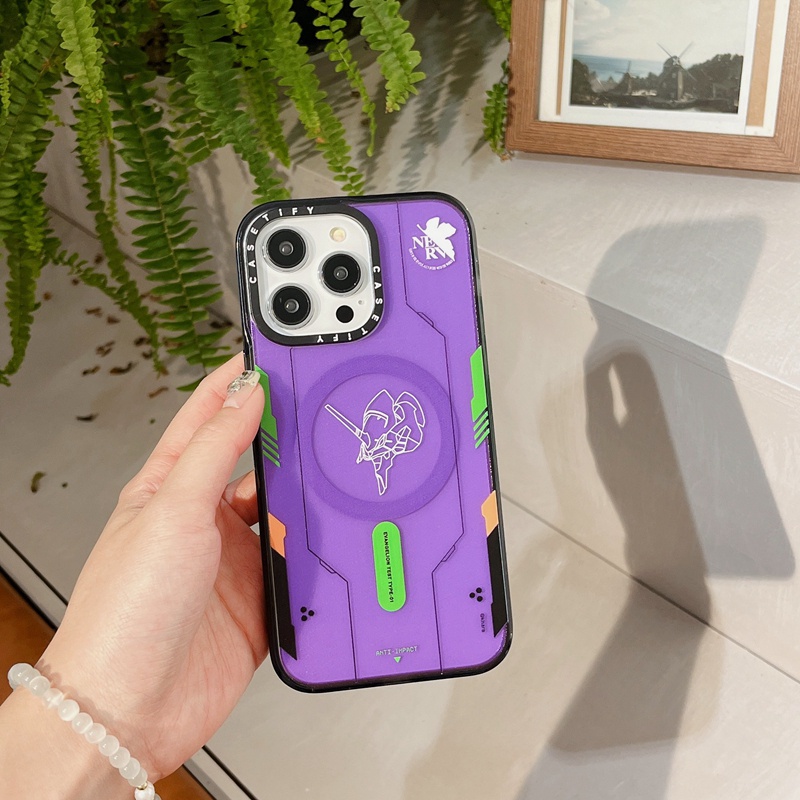 Original casetify eva evangelion test type-01 vỏ nhựa pc cho iphone 11 12 13 14 pro max vỏ