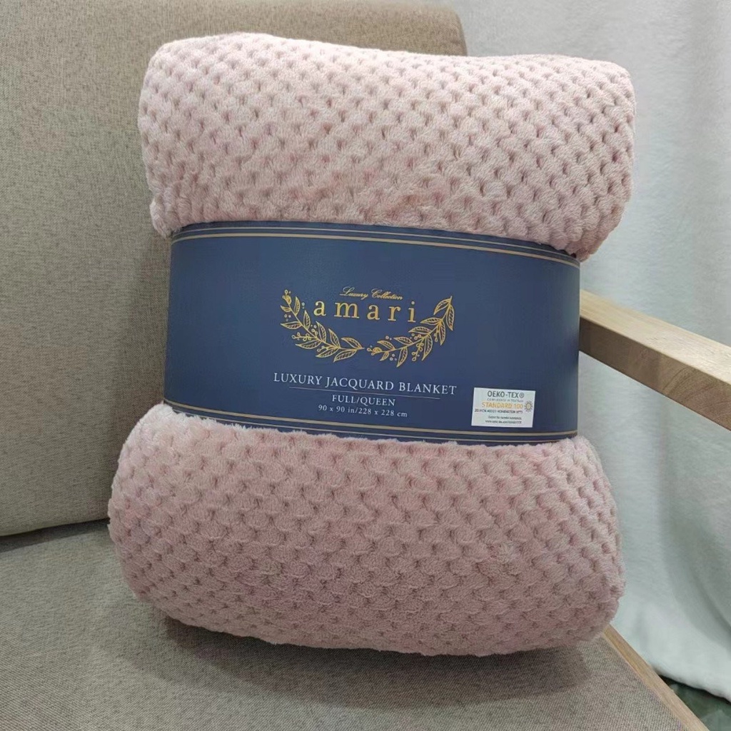 Chăn lông thỏ AMARI 228x228cm Châu Âu mỏng mùa đông cao cấp chính hãng Nishikawajp