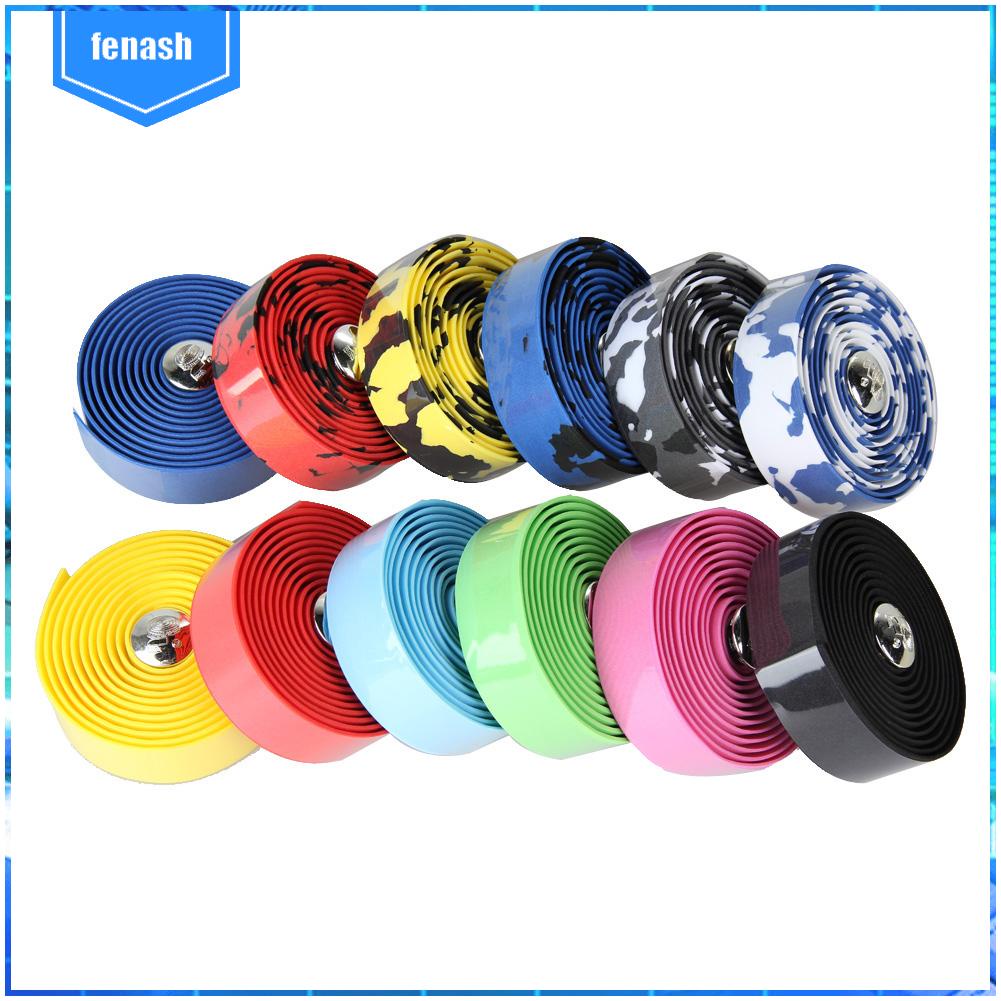 Fixed gear 2pcs road xe đạp tay lái băng tay cầm thanh tay cầm băng có đầu cắm cuối