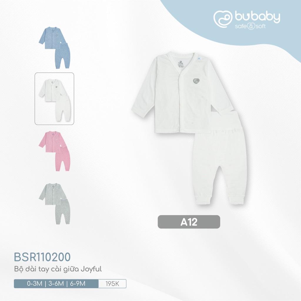 Bộ sơ sinh cài giữa Bu Baby cho bé trai bé gái