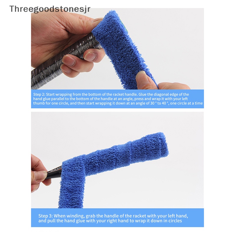 Vợt cầu lông tgs gel cầm tay tóc dài sợi nhỏ khăn tay gel cầu lông sweatband anti-slip plus khăn dày cao su jr