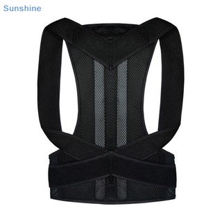 Sun posture corrector back posture brace clavicle support stop slouching and hunching có thể điều chỉnh back trainer unisex correction belt vn