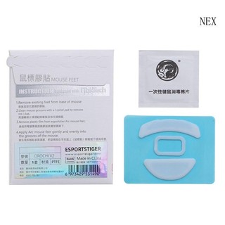 Nex mouse skates glide feet pads ice version tiger gaming mouse feet sticker for orochi v2 mouse white