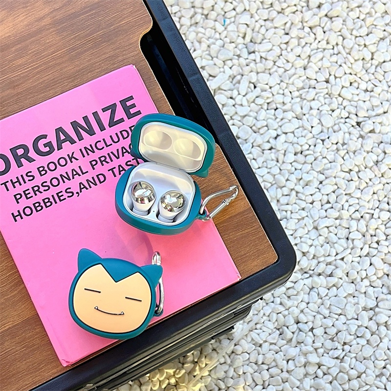 Vỏ Bảo Vệ Hộp Sạc Tai Nghe Không Dây samsung galaxy buds pro & buds2 pro Chống Sốc Hình Hạt Đậu Sô Cô La & buds fe