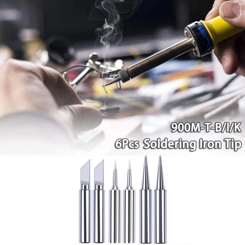 Bộ 6 Mũi Hàn Bằng Đồng Không Chì