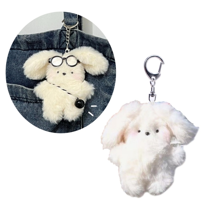 ✿ Móc Khóa Thỏ Bông 8cm Dễ Thương