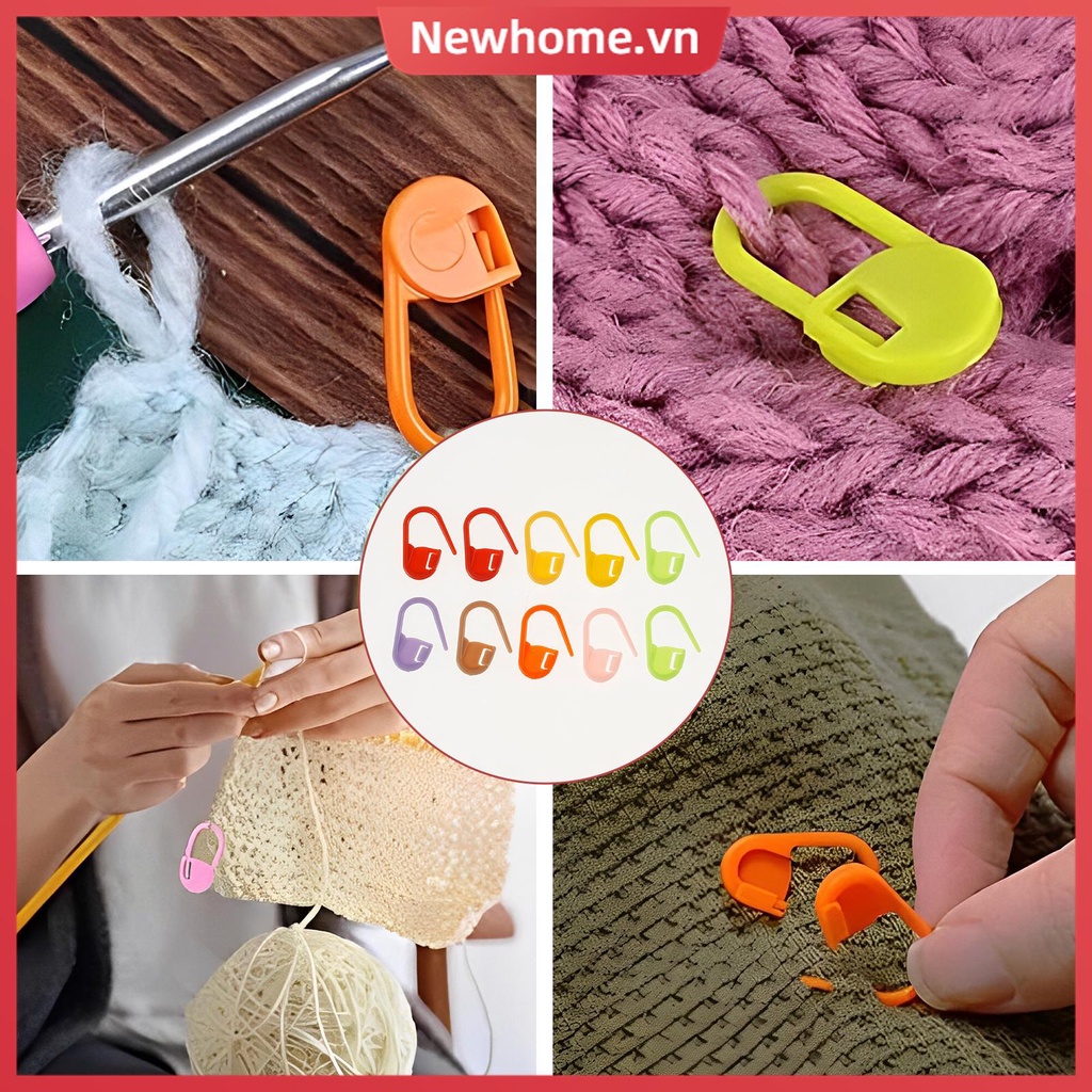 62 cái crochet hooks kit knitting starter kit ergonomic crochet soft grip handle crochet tools di động weave yarn kits shoptkc4654