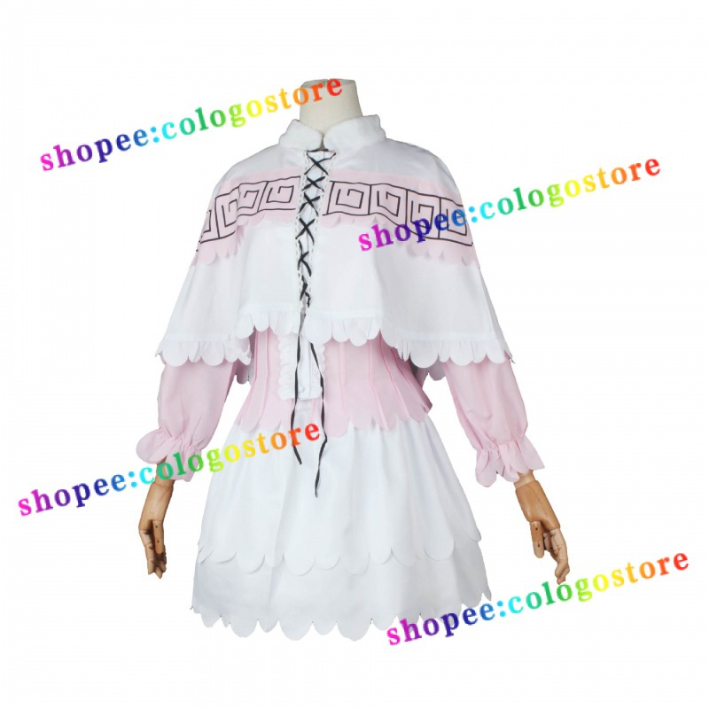 Anime miss kobayashi's dragon maid kamui kanna cosplay costume tóc giả đồng phục trang phục jk tạp dề váy áo sơ mi váy phụ nữ cô gái bữa tiệc halloween