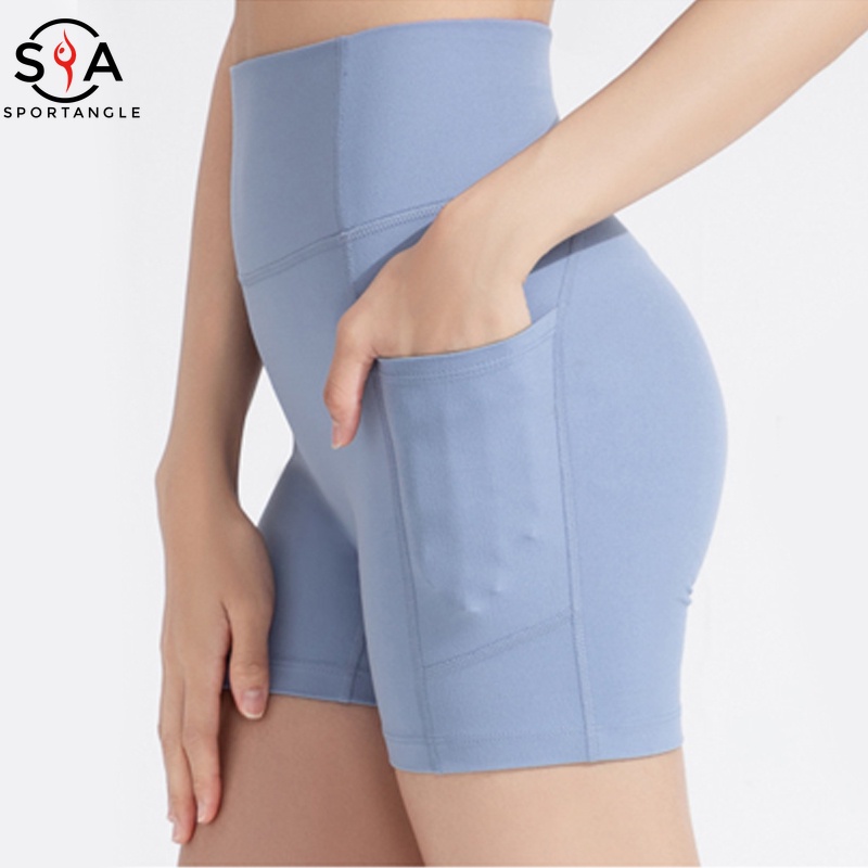 Quần Short Thể Thao Lưng Cao Nâng Hông Thích Hợp Chạy Bộ / Tập Yoga Cho Nữ