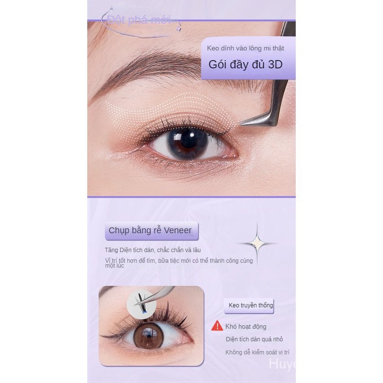 Keo Dán Lông Mi Giả Hai Đầu Tự Nhiên Không Gây Kích Ứng Lâu Trôi