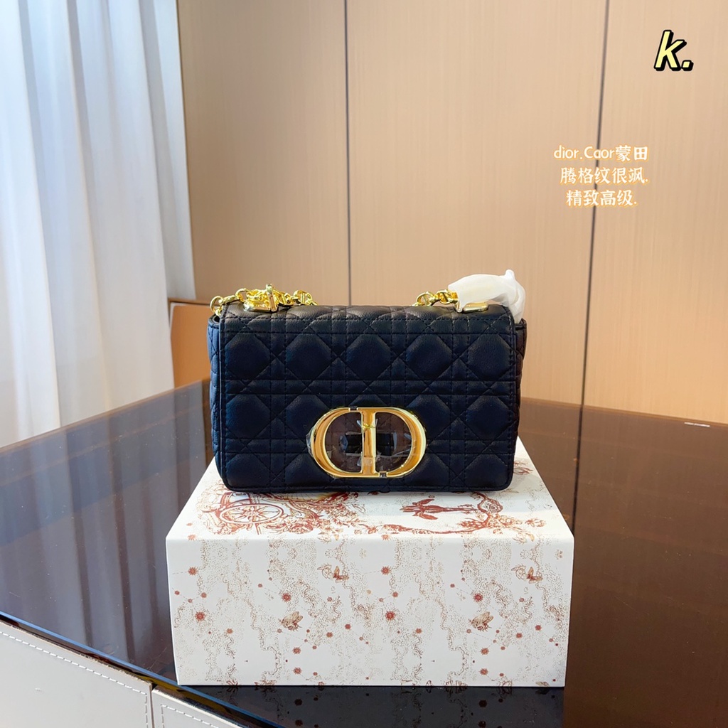 D (20cm) caro classic handbag flap bag túi nữ túi đeo vai thời trang (có hộp)