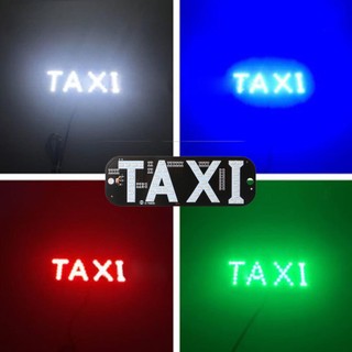 Biển báo taxi có đèn led 12v kèm cáp usb chuyên dụng cho các bác tài xế