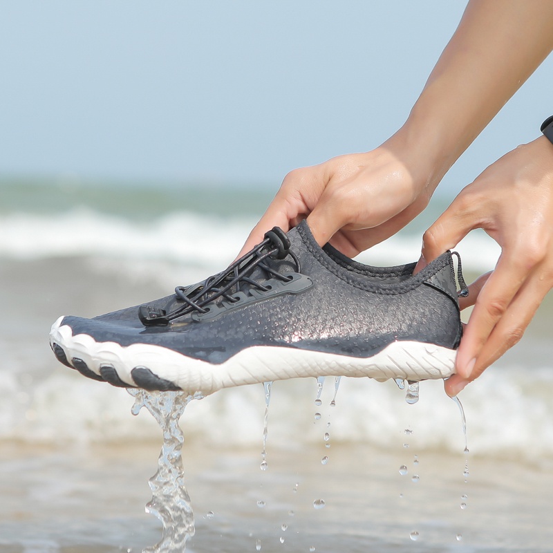 Aqua aerobics shoes quick-dry upstream shoes non-slip fishing shoes soft yoga sports shoes nam women gym running shoes giày lội nước cha mẹ-con