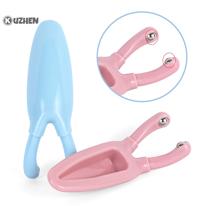 Kuzhen gua sha dụng cụ nạo khuôn mặt bằng nhựa y-shaped fork mũi massage mặt lifg hot