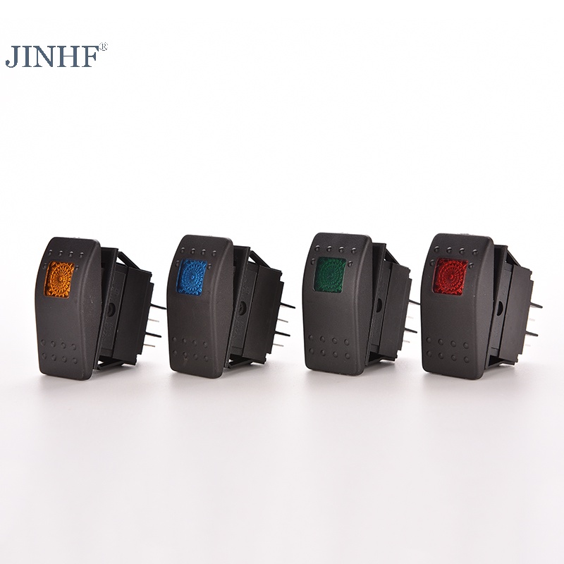 Jinhf 12v 20a thanh chống thấm arb carling rocker chuyển đổi công tắc đèn led xe hơi thuyền nóng