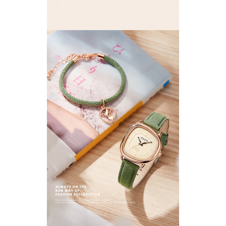 Julius ja-1436 nghệ sĩ thiết kế độc đáo thời trang liguang chunhua co-branded women's watch 2023 new phong cách mới nhất quartz đồng hồ nữ không thấm nước
