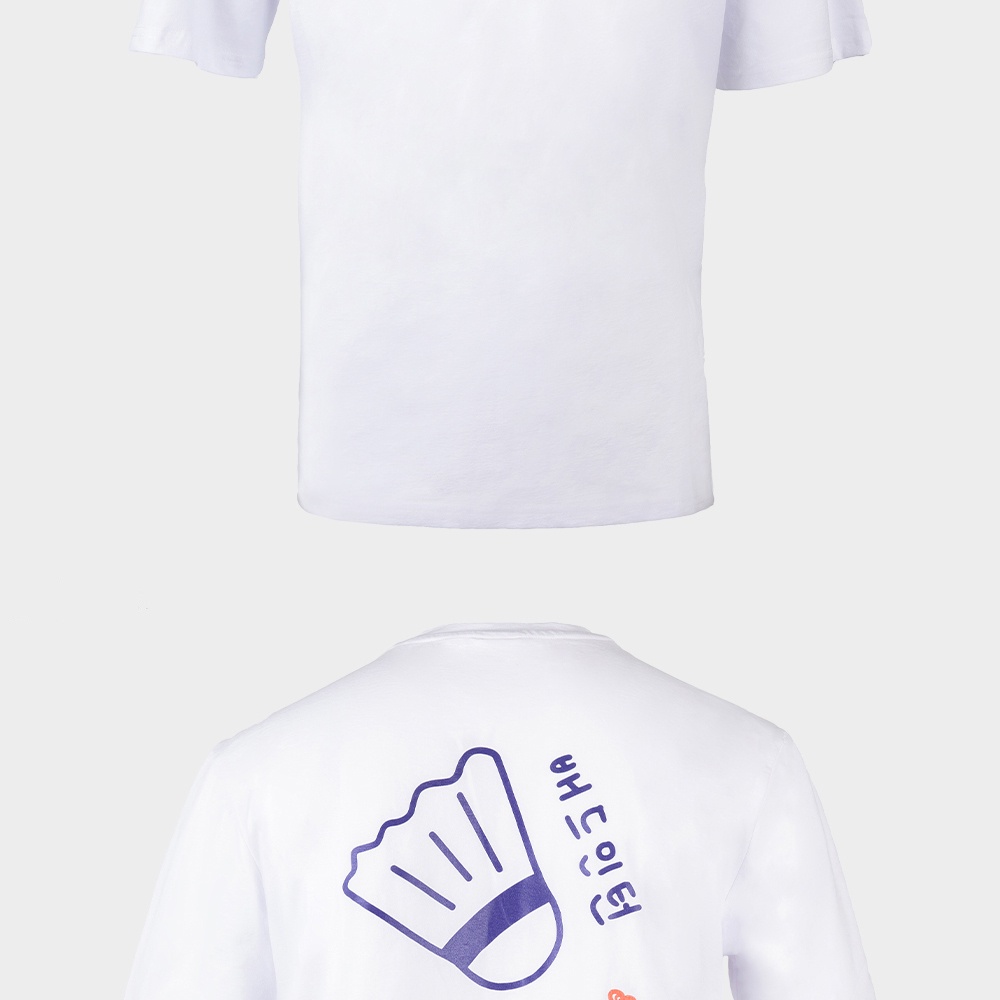 Áo Thun Thể Thao Cầu Lông Tay Ngắn Chất Liệu cotton Co Giãn Phong Cách Hàn Quốc Cho Nam Nữ