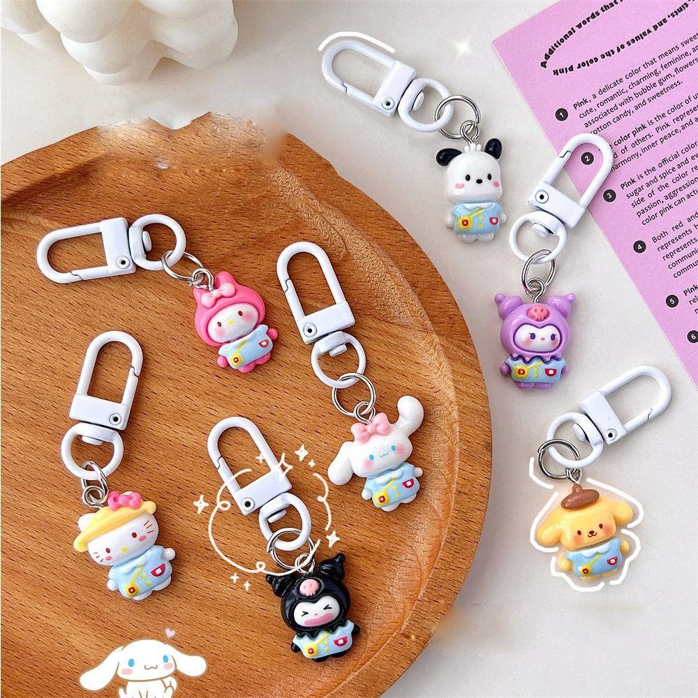 Móc Chìa Khóa Bằng acrylic Họa Tiết Hoạt Hình melody kitty / Pacpurin / Pacpurin / pachacco Dễ Thương
