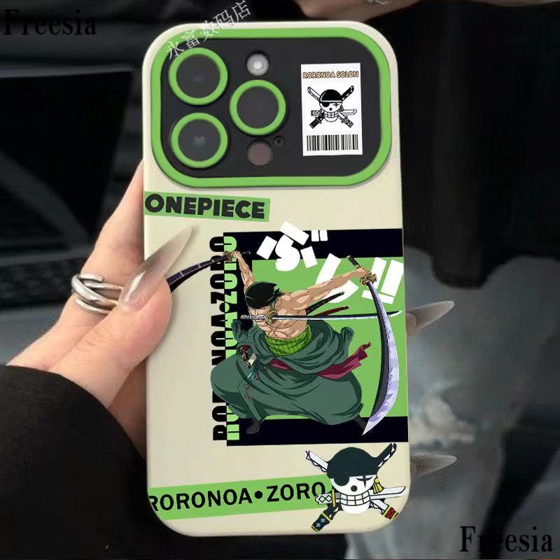 Ốp Điện Thoại Mềm Họa Tiết one piece zoro Cho Iphone 14promax 13Pro12 / 11 7p