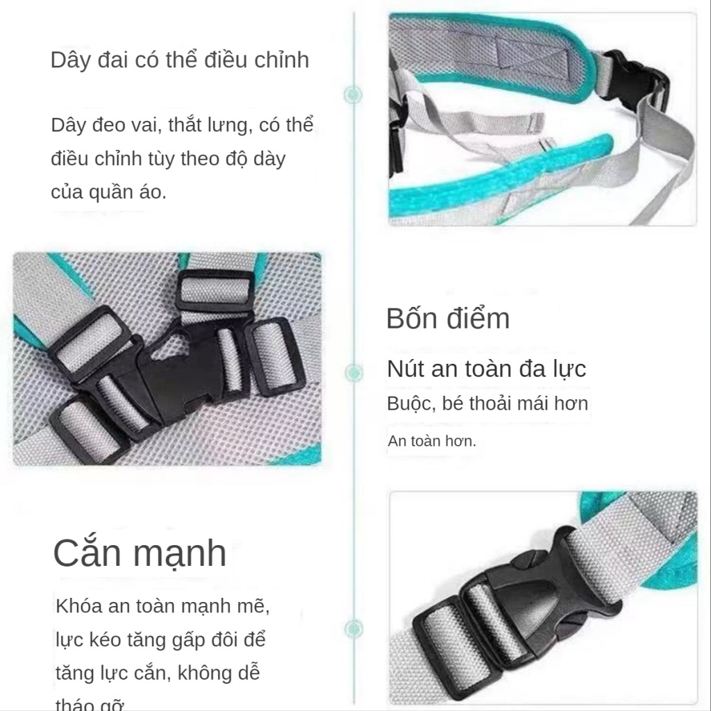 địu em bé Dây Đai An Toàn Chống Sốc Cho Bé Khi Ngồi Xe Máy địu cho bé