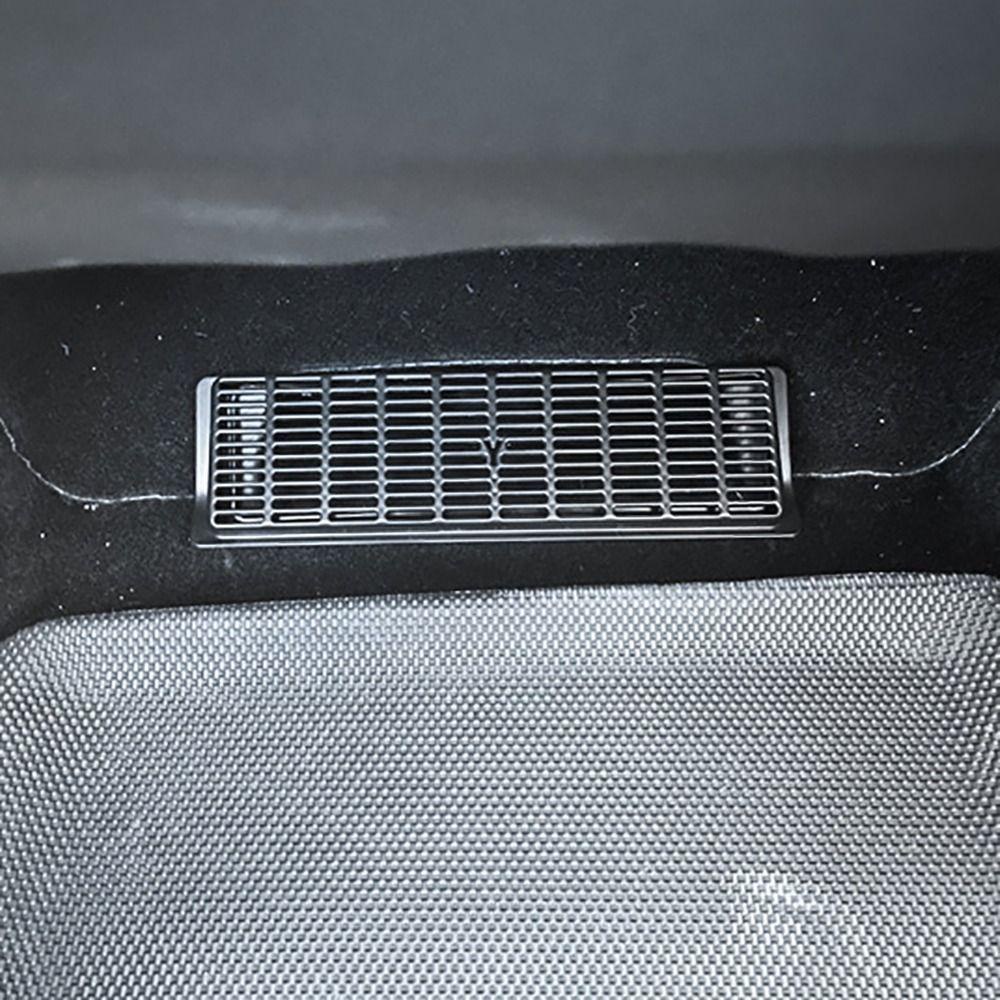 Set 2 Ốp Bọc Lỗ Thông Khí Chống Bụi Cho Xe Hơi Tesla Model 3 / Y