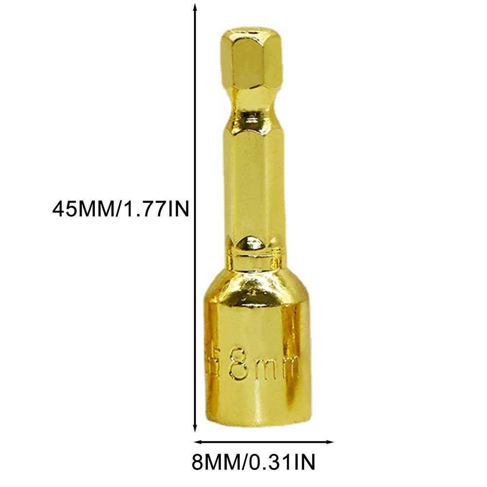 Set 2 Đầu Chuyển Đổi Mũi Khoan Từ Tính 8mm Chuyên Dụng