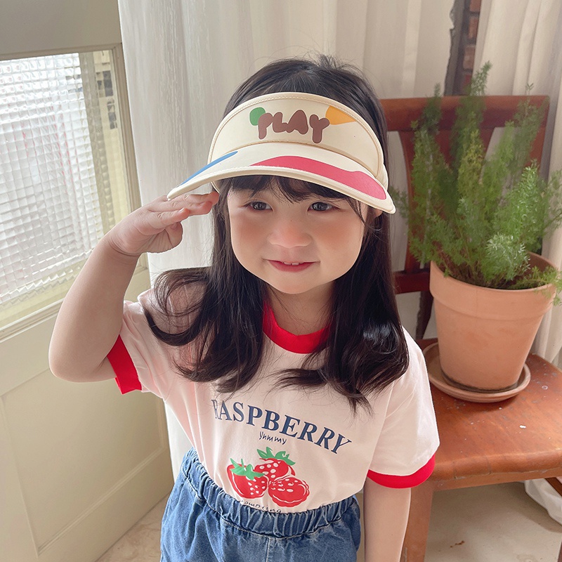 Mũ Lưỡi Trai Nửa Đầu Chống Nắng Chống Tia UV Thời Trang Mùa Hè Cho Bé Trai Và Gái