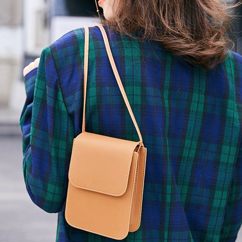 Túi đeo chéo mini IELGY dáng vuông sang trọng đựng điện thoại thời trang dành cho nữ