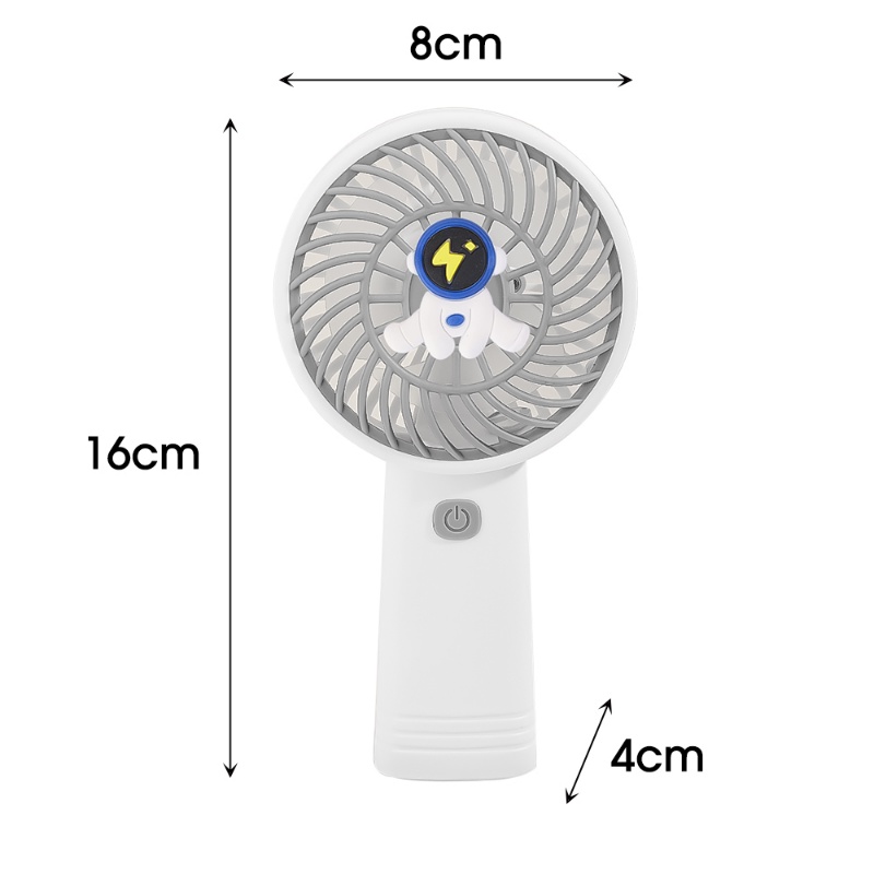 Quạt Điện USB Mini Cầm Tay Hoạt Hình Có Thể Sạc Lại Tiếng Ồn Thấp
