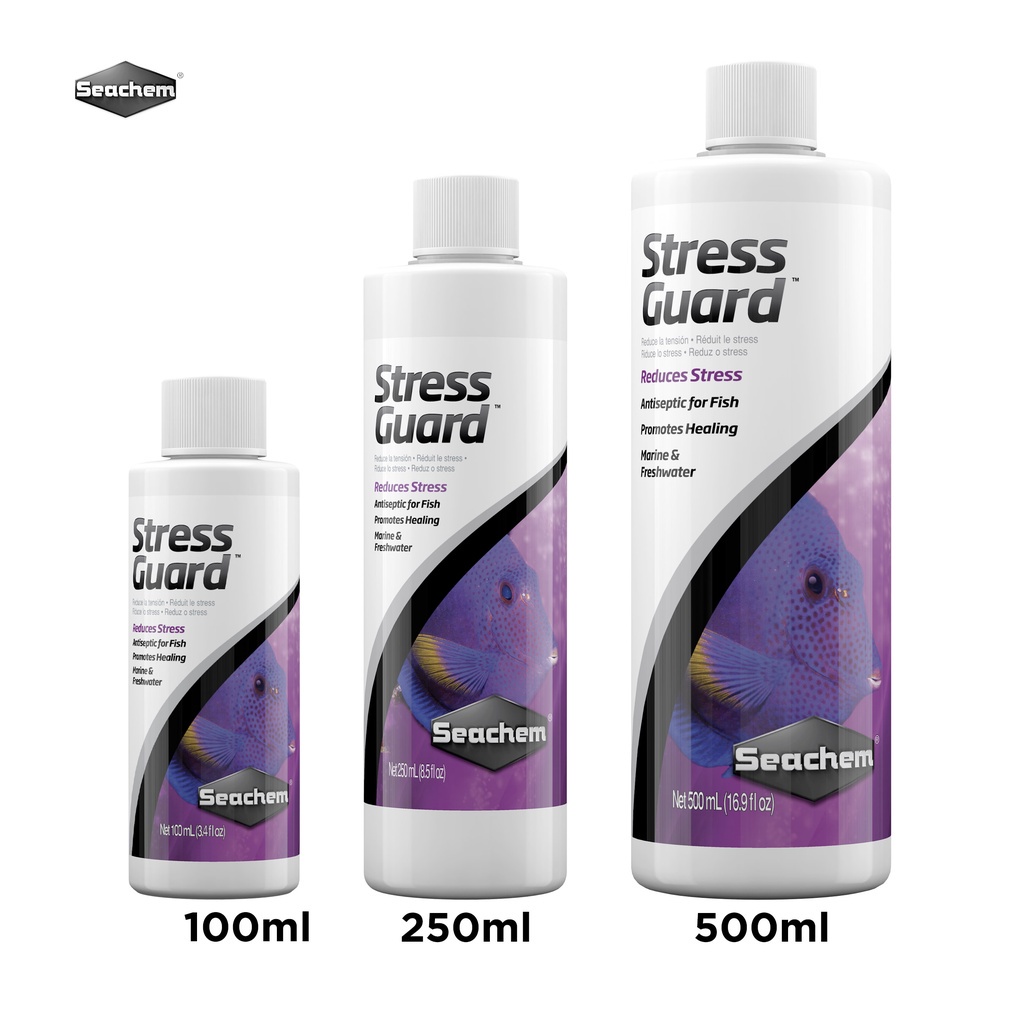 [TEM SICAVI] Seachem Stressguard - Stress Guard giảm stress và tránh tụt nhớt cho cá cảnh
