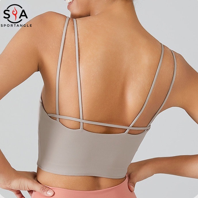 Áo Ngực Thể Thao Hai Dây Mỏng Hở Lưng Cho Nữ