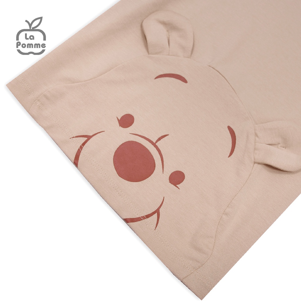 Bộ cộc tay La Pomme người bạn Gấu Pooh - Nâu