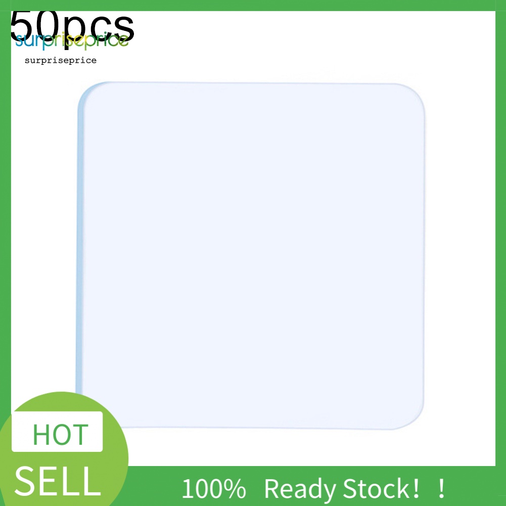 Set 50 Miếng Dán Hai Mặt Nano Chống Trượt Không Để Lại Dấu Vết Cho Nhà Bếp / Xe Hơi