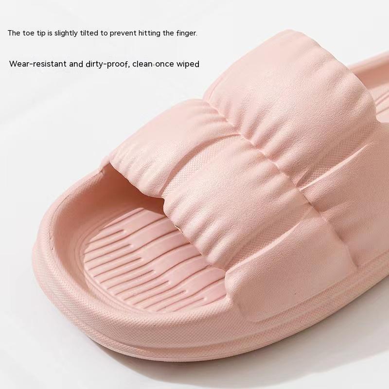 Dép Đi Trong Nhà Tắm Bằng EVA Xếp Ly Chống Mùi Chống Trượt Không Gây Tiếng Ồn Dành Cho Cặp Đôi Nam Nữ Mới