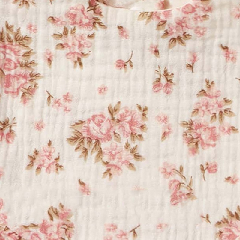 Yếm Ăn Viền Bèo Thoáng Khí Tiện Dụng Cho Bé Sơ Sinh