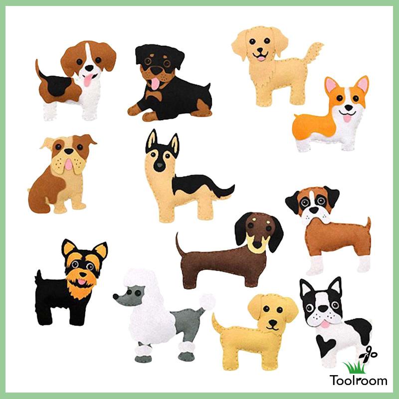 Bộ Dụng Cụ May Vá Thủ Công Hình Động Vật Cho Người Mới Bắt Đầu