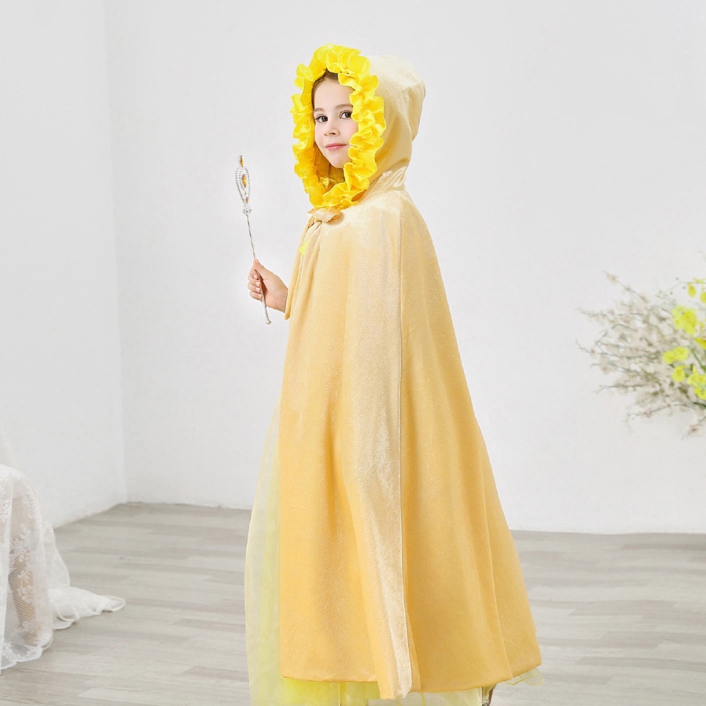 Áo Choàng Hóa Trang Công Chúa Elsa Xinh Xắn Cho Bé Gái