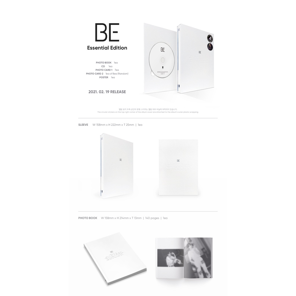 Album nhóm nhạc BTS - BE