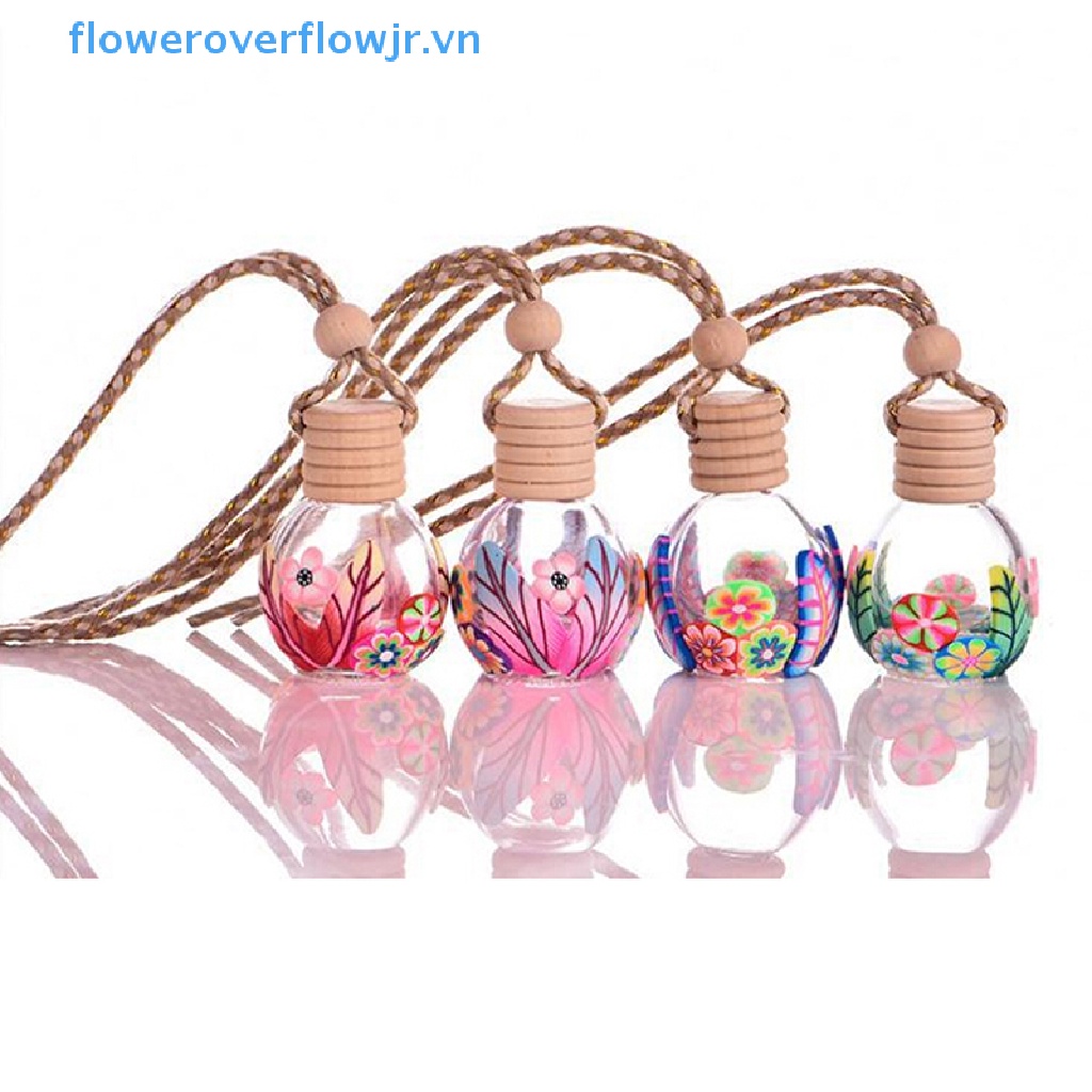 1 Bình Nước Thủy Tinh Rỗng Nhiều Màu Treo Xe Hơi FJR