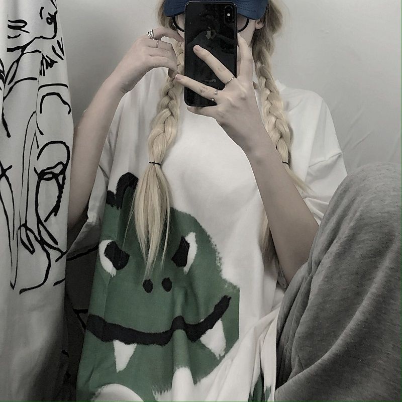 Áo Thun Tay Ngắn Dáng Rộng Phong Cách Hàn Quốc Thời Trang Mùa Hè 2023 Mới