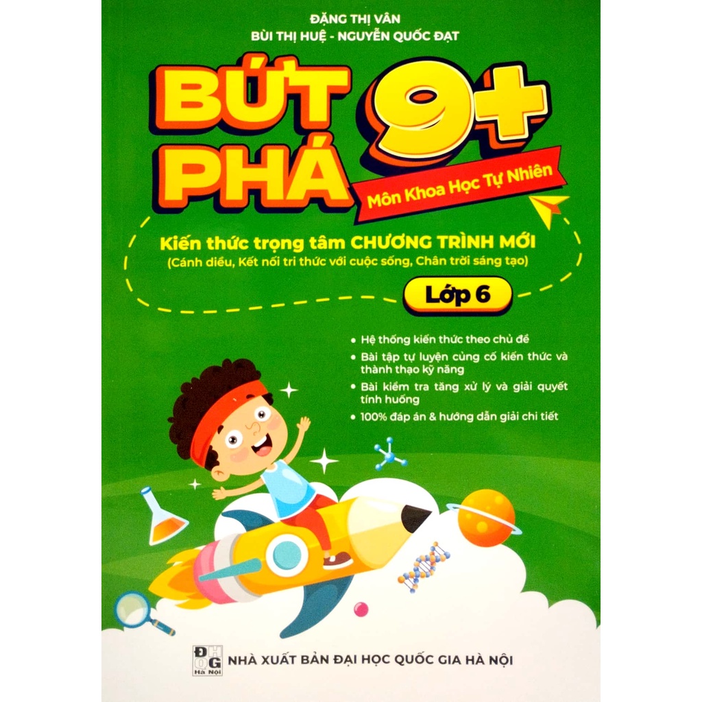 Sách Bứt Phá 9+ Môn Khoa Học Tự Nhiên Lớp 6