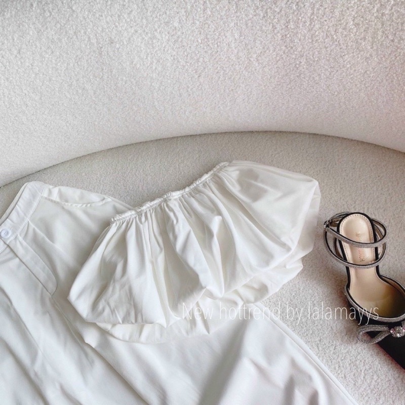 SET BỘ MANGO ÁO ỐNG BÈO PHỒNG + QUẦN ỐNG SUÔNG alohashop91