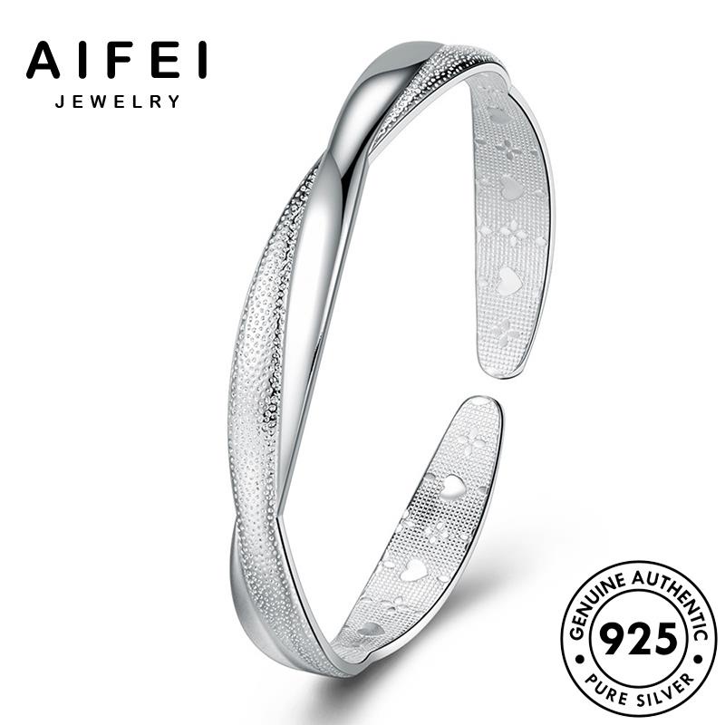 AIFEI JEWELRY bạc xen quốc vòng kiện hàn đan bản sức tay thật tình nguyên 925 nữ thời lắc trang phụ yêu B169