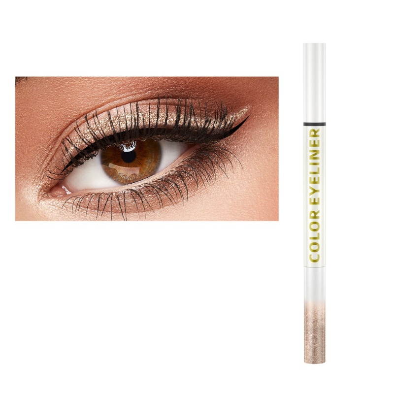 1 Bút Kẻ Mắt Nước Tông Lì Và Nhũ Kim Tuyến